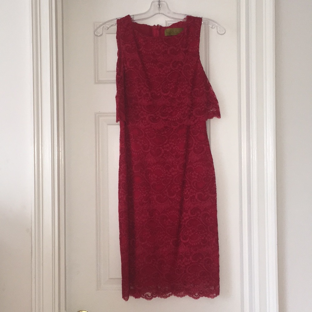 Nicole Miller lace sheath dress💋
